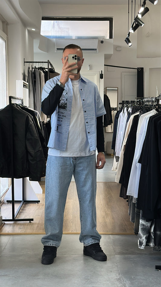 Camicia doppia manica Steel