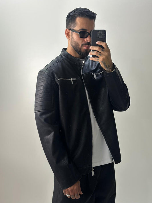 Biker in pelle ULTIME taglie 2XL - 3XL