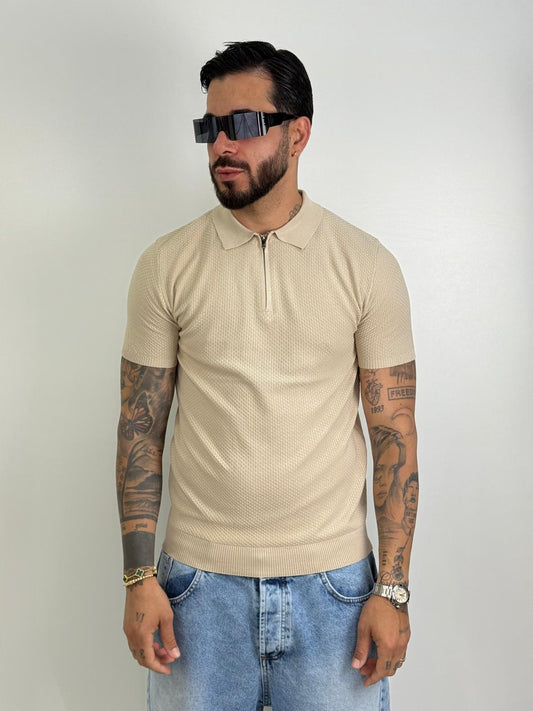 Polo con trama in filo ULTIME taglie XL e 2XL