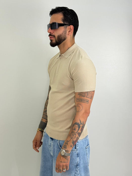 Polo con trama in filo ULTIME taglie XL e 2XL