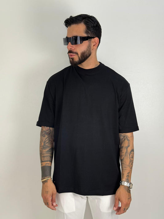 T-shirt basica mezzo collo