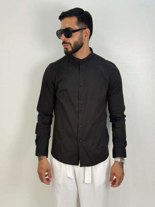 Camicie basiche collo coreano