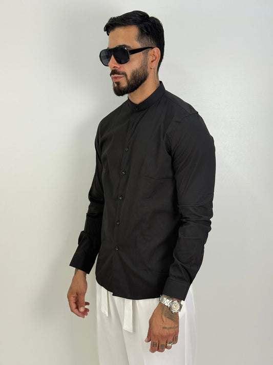 Camicie basiche collo coreano