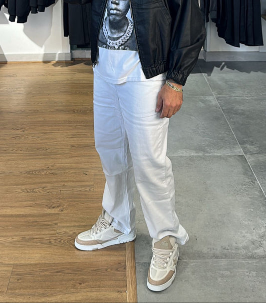 Jeans baggy White