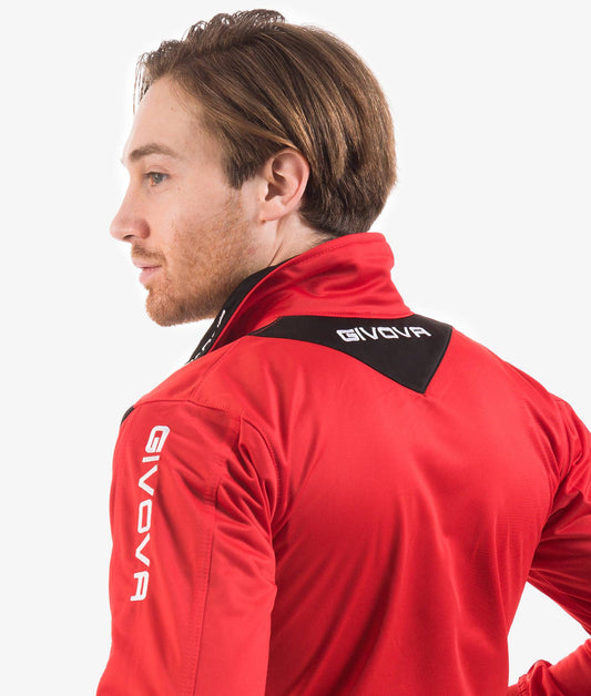 Tuta Givova Visa Rosso/Nero