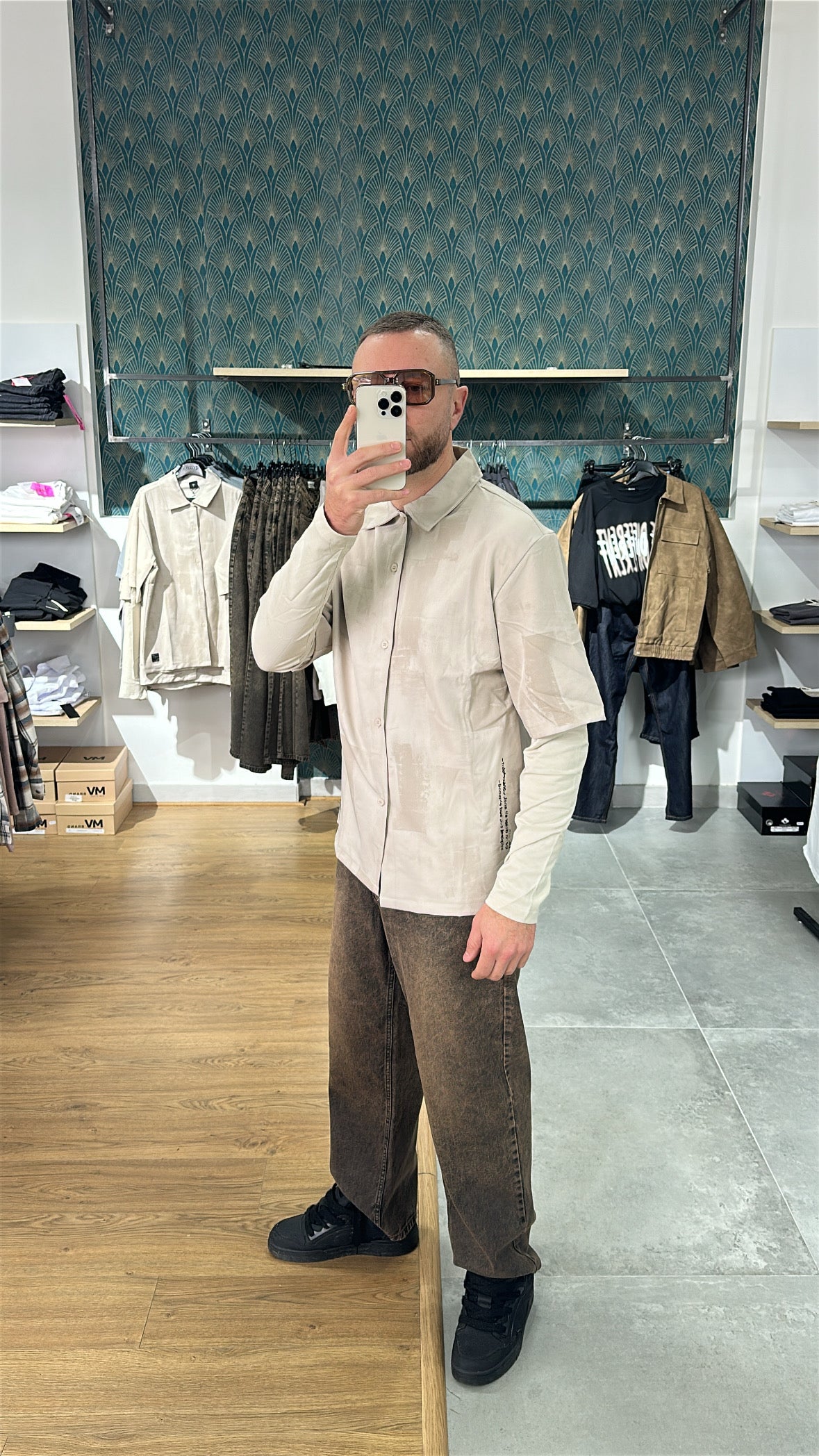 Camicia doppia manica Metro