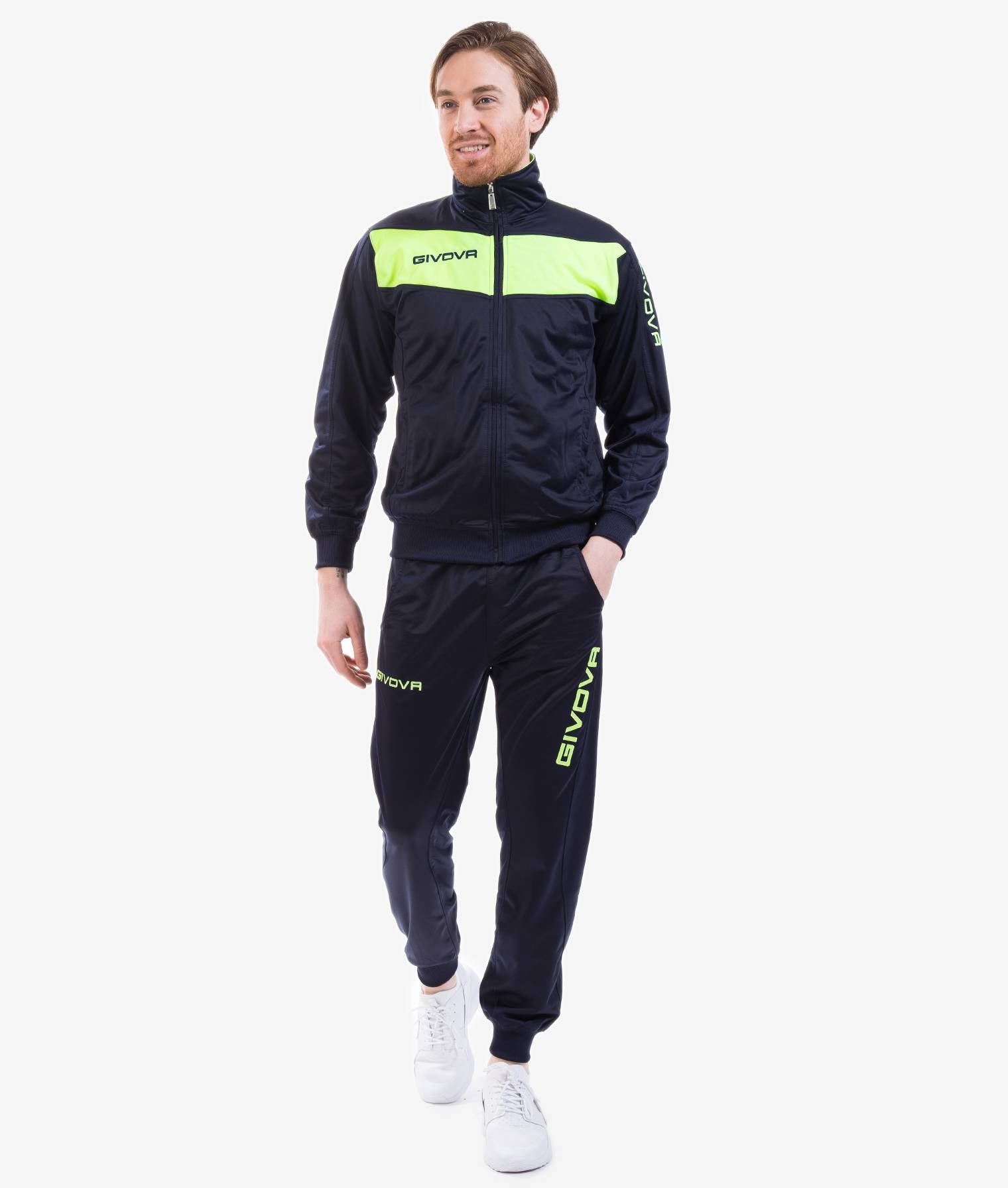 Tuta Givova Visa Blu/Giallo