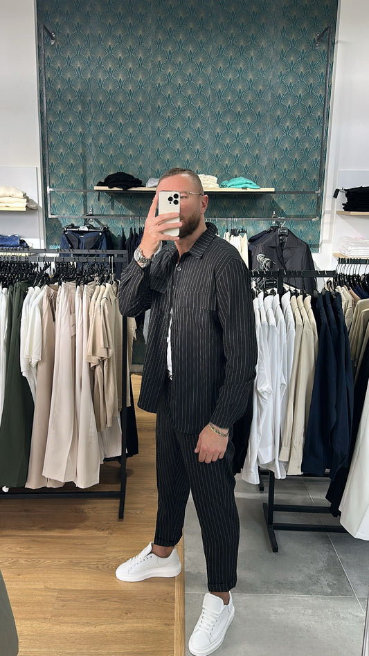 Coordinato Pinstriped