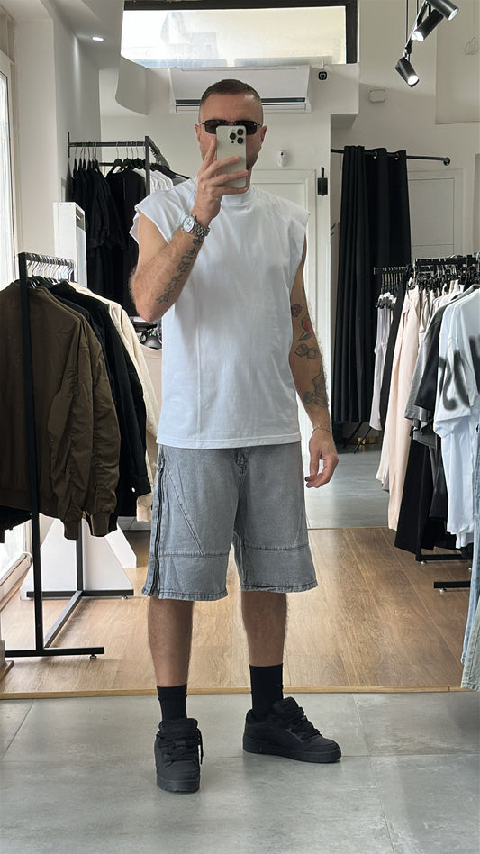 T-shirt smanicata