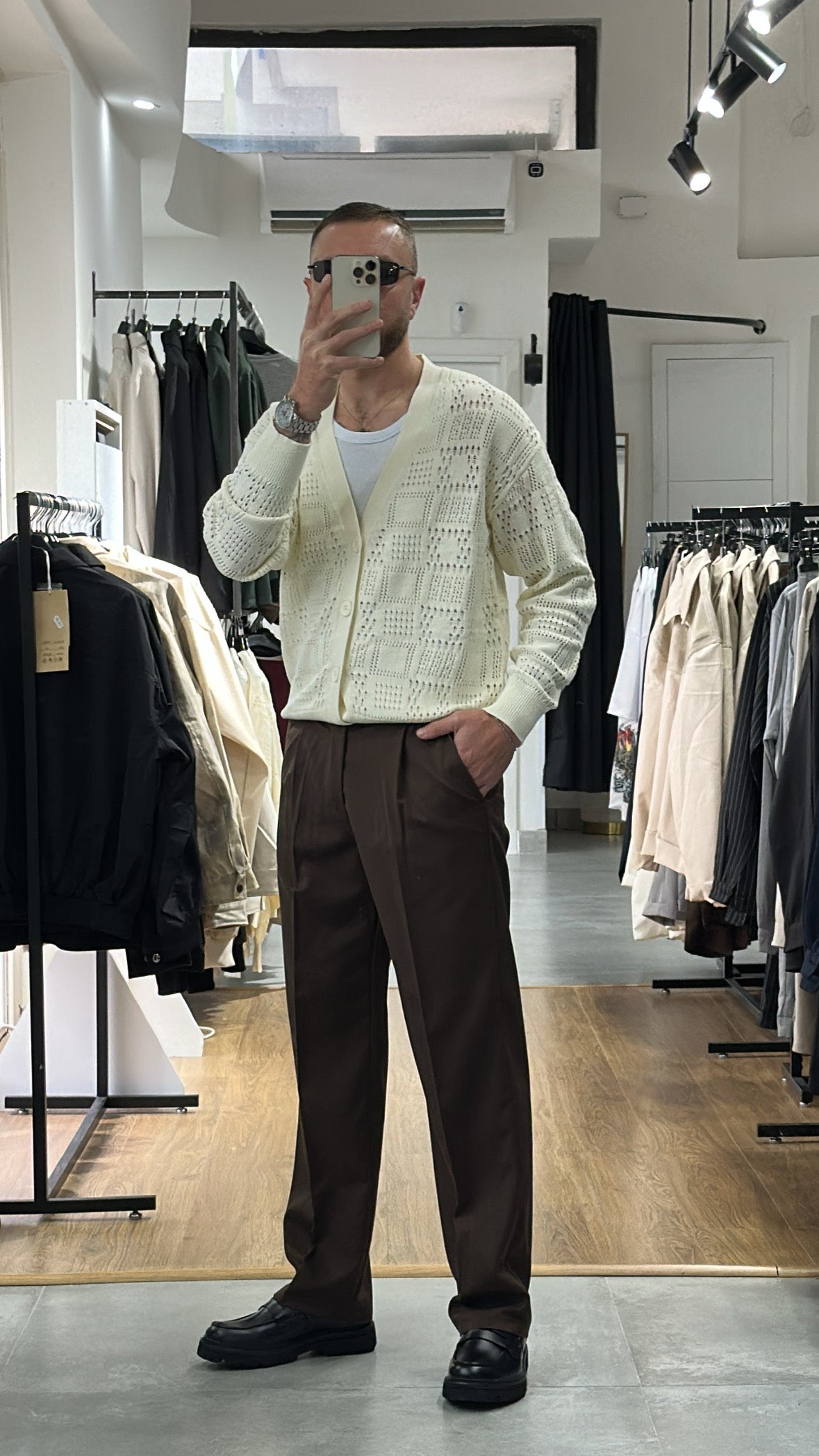 Cardigan Traforato