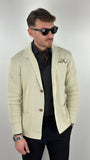 GIACCA CARDIGAN BEIGE ULTIMA TAGLIA M