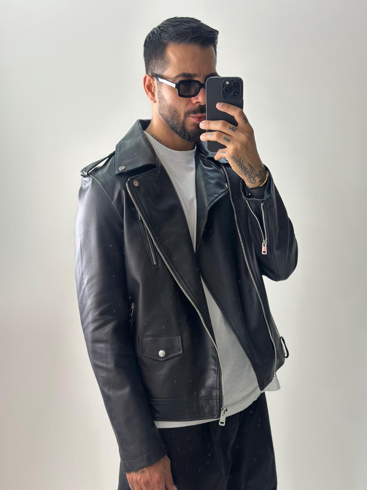 Chiodo in pelle ULTIME taglie S - XL - 2XL