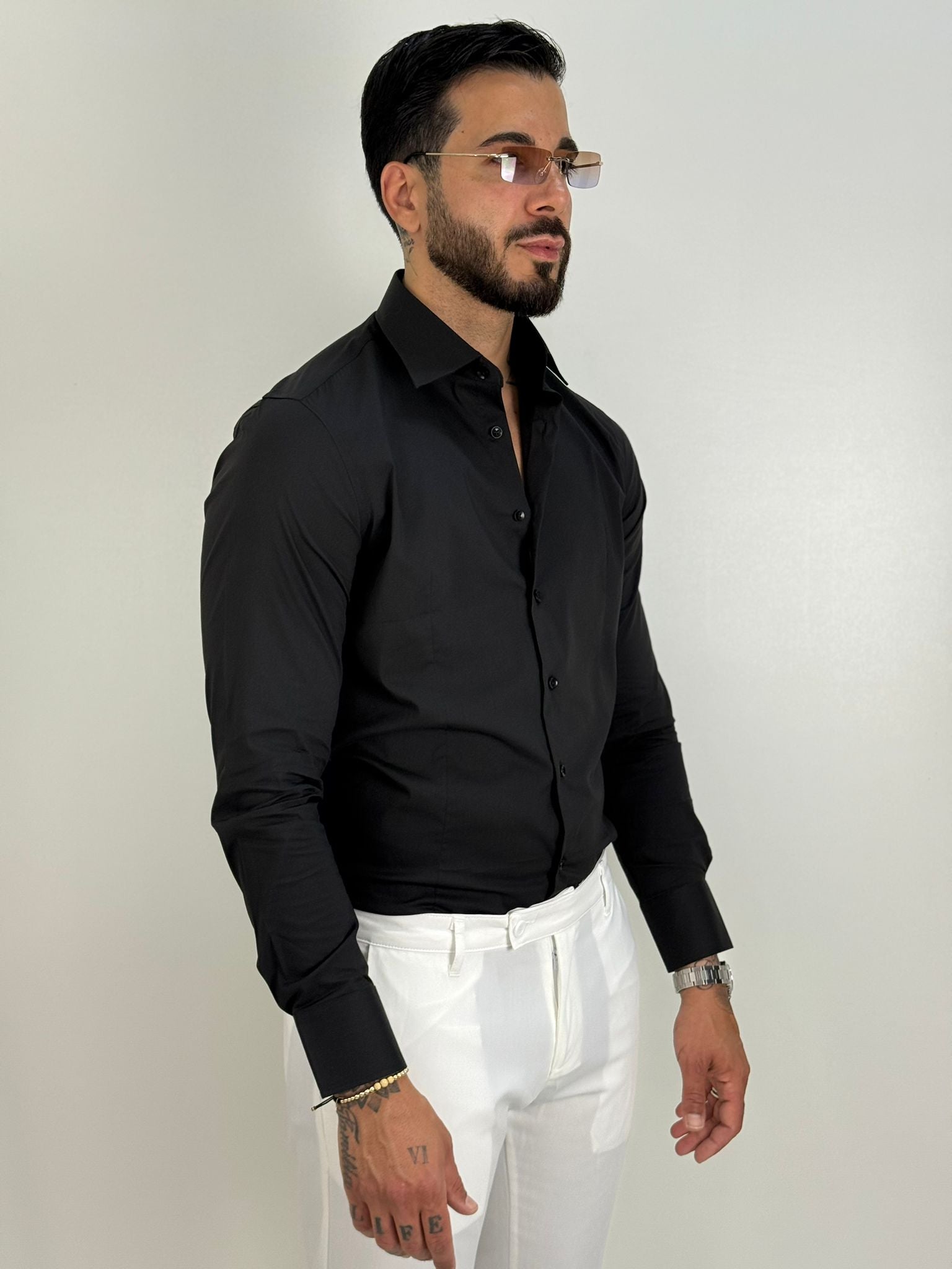 Camicia basica slim fit