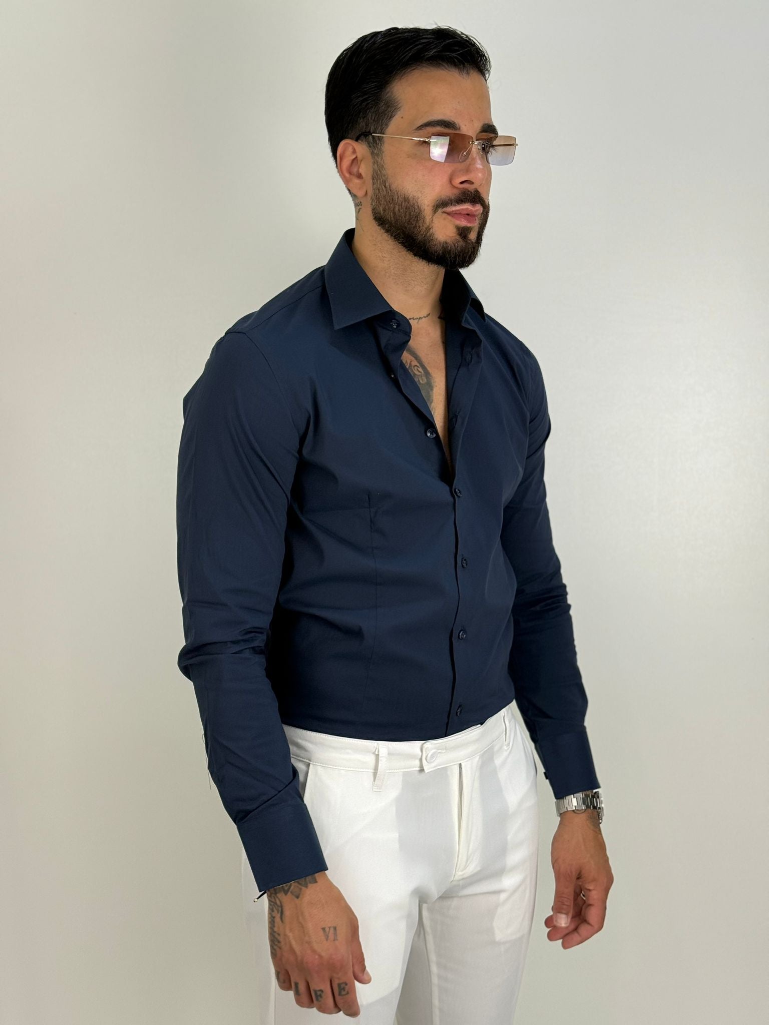 Camicia basica slim fit
