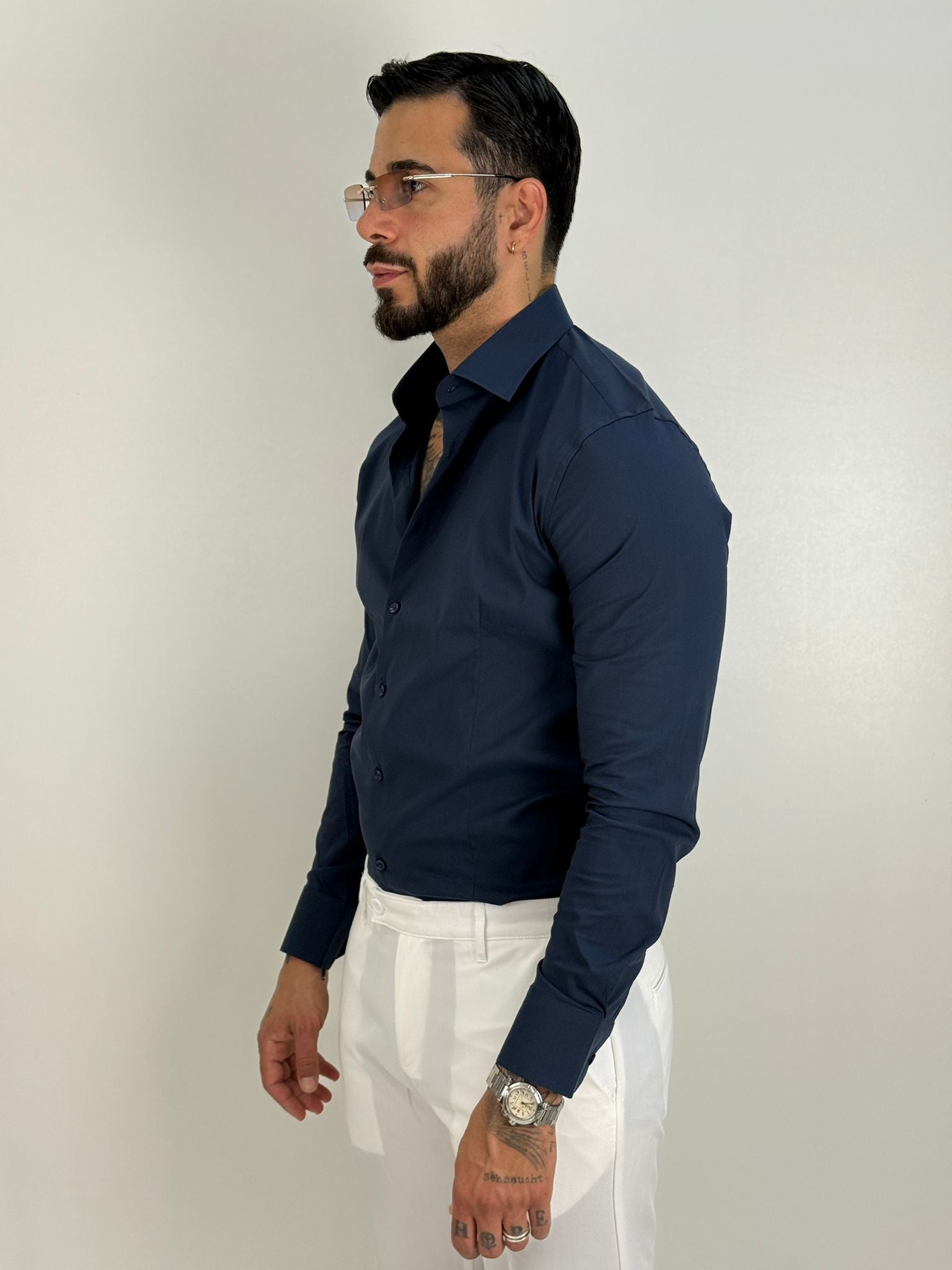 Camicia basica slim fit