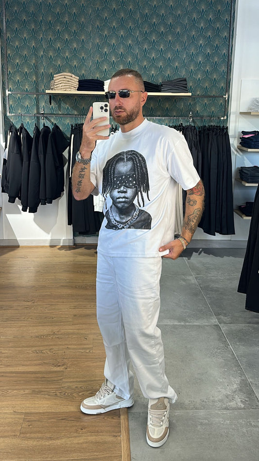 Jeans baggy White