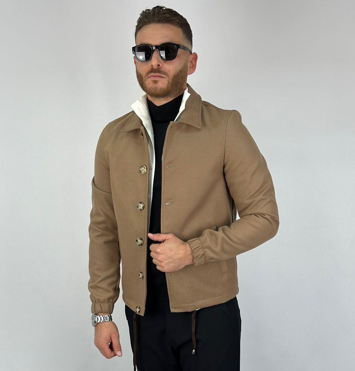 JACKET IN PANNO ULTIME TAGLIE S - 2XL