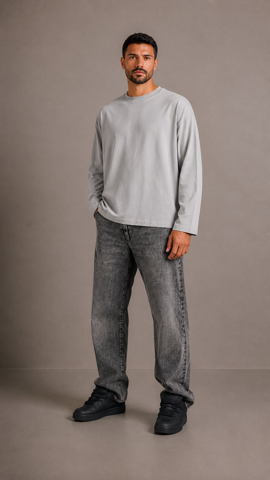 LOONGSLEEVE CROP