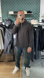 Polo con zip manica lunga