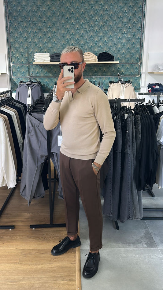 Polo scollo a V