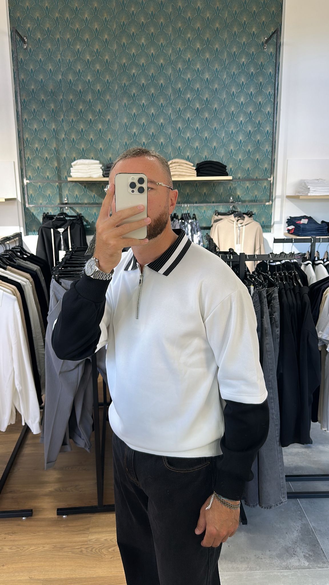 Felpa double sleeve