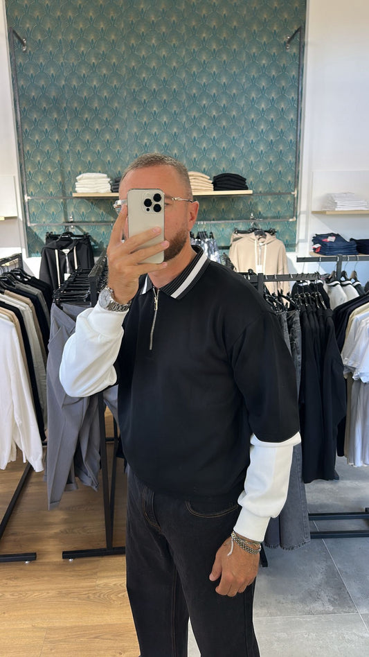 Felpa double sleeve