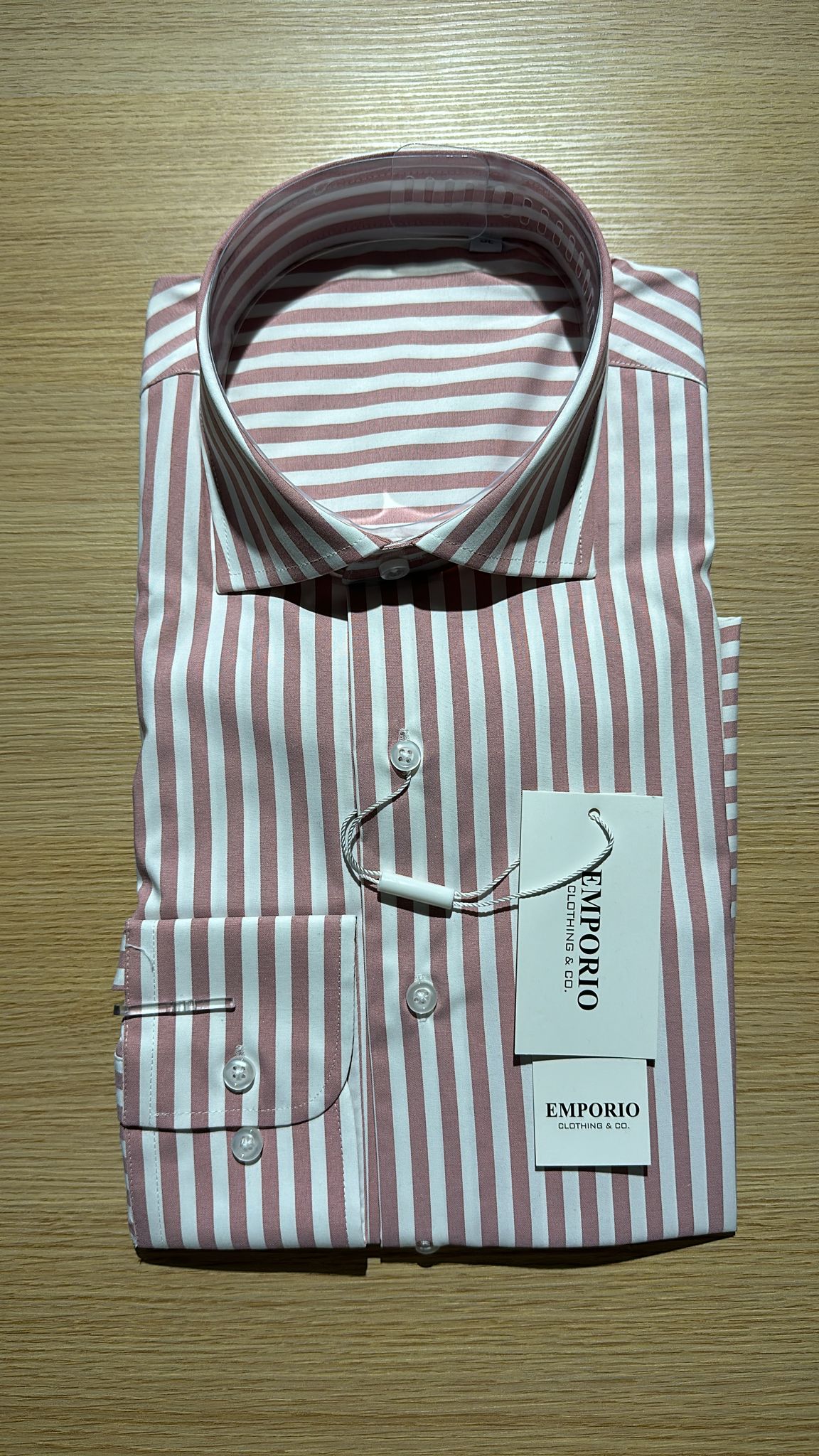 Camicia a righe slim fit