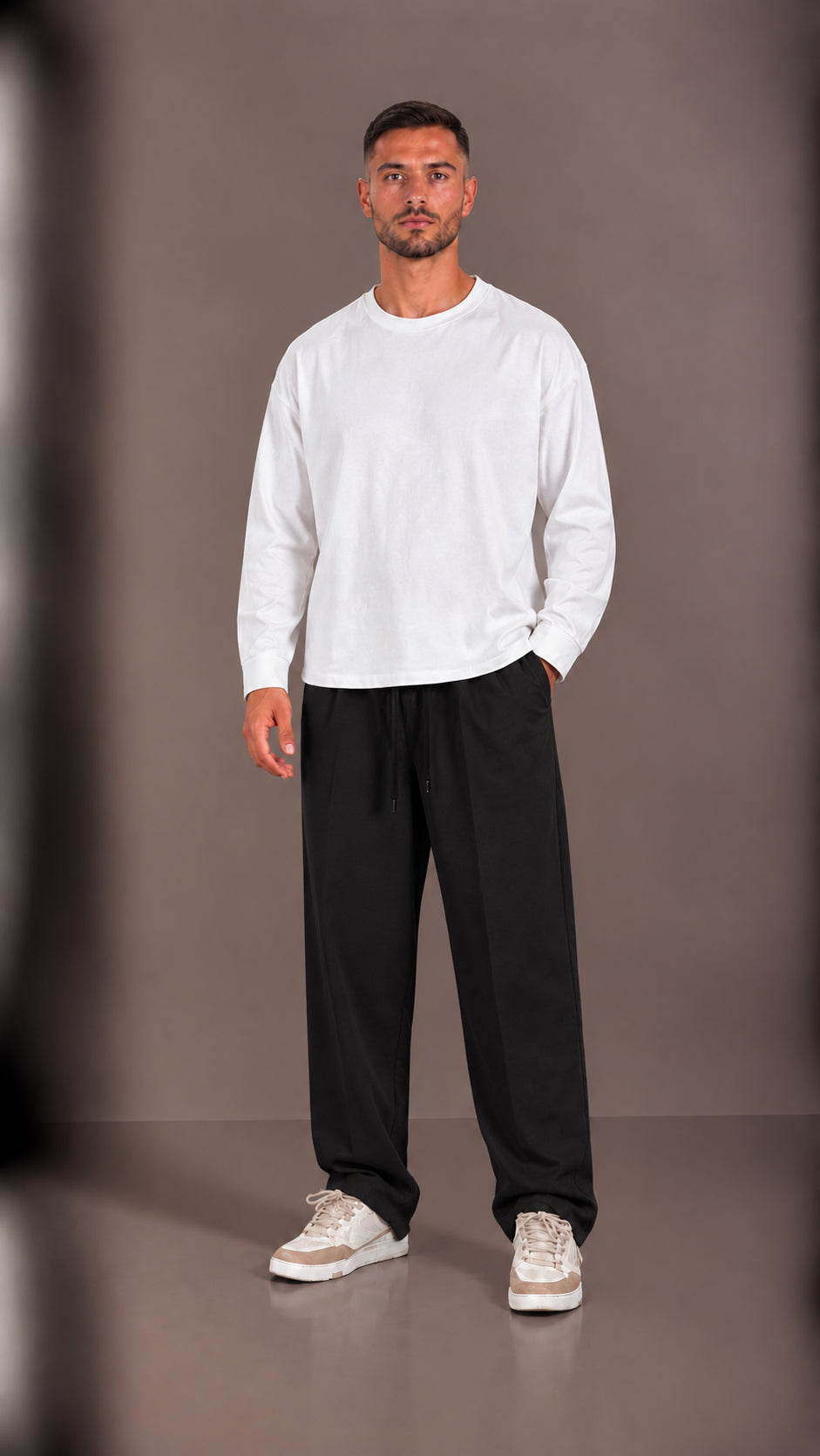 PANTALONE TUTA GARZATO