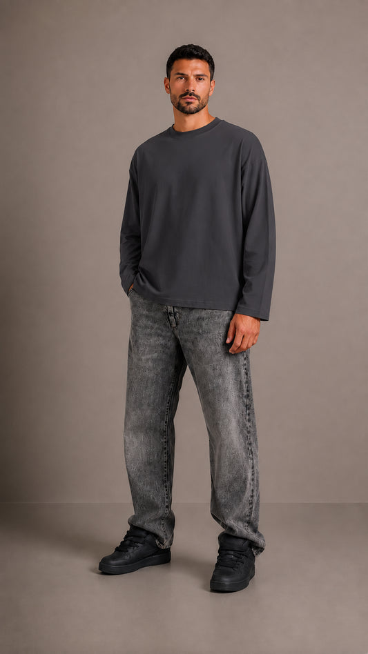 LOONGSLEEVE CROP