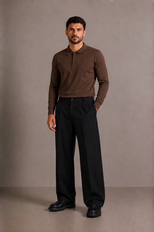 POLO BASIC MANICA LUNGA