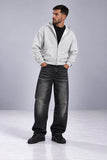 FELPA CROPPED CON ZIP